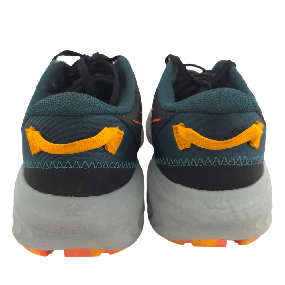 ASICS Gel Excite Trail 2 Sneakers Mens 8 Black Orange Running Shoes 1011B594 - Picture 6 of 11